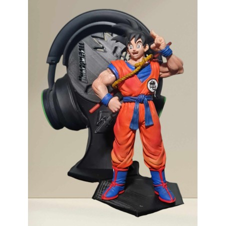 Support de casque et figurine Dragon Ball Z