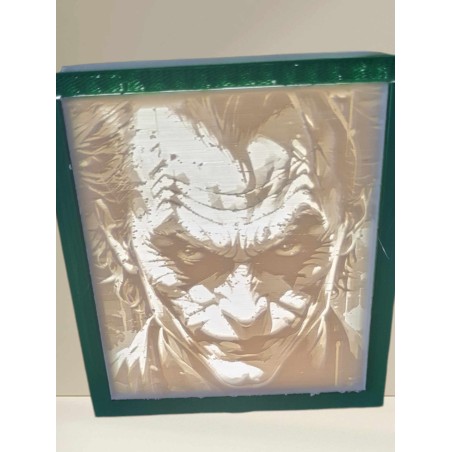 Lampe carrée 5 faces joker